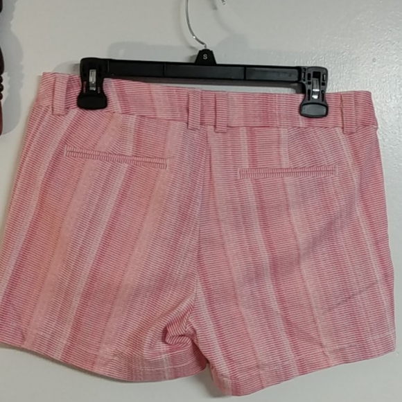 Bright Soft  Pink Twill Trouser Shorts by Ana Like New - Picture 3 of 14